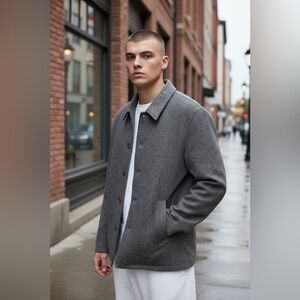 Men’s Armani Exchange Wool Coat